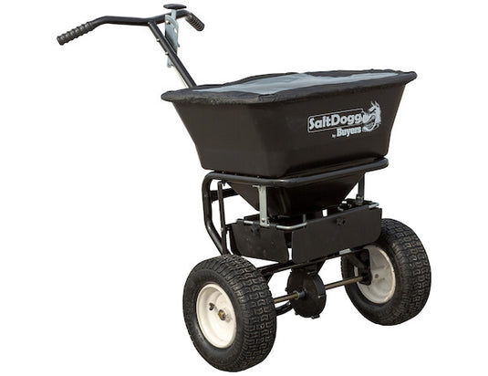 SALTDOGG® Bulk Salt Walk Behind Broadcast Spreader With Black Powder-Coated Frame - WB155BG - Buyers Products