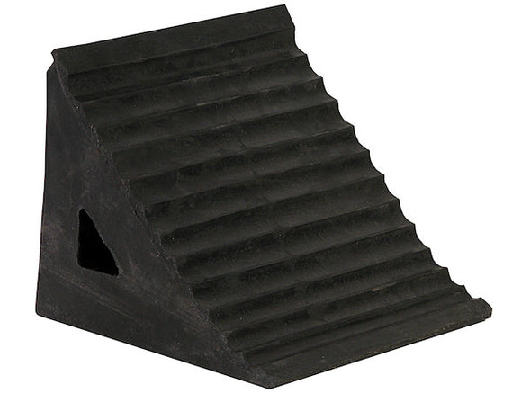 Rubber Wheel Chock with Chain Eye