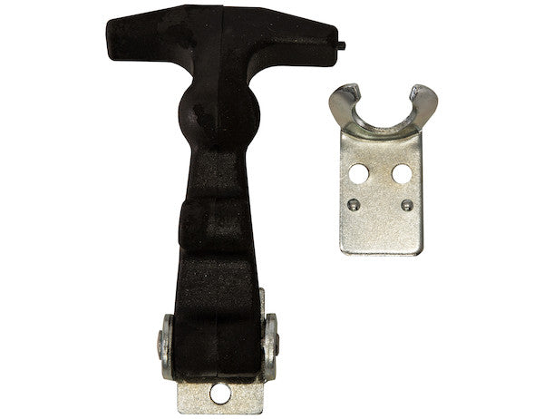 4 Inch Easy Grip Rubber Hood Catch With Bracket - WJ195 - Buyers Products