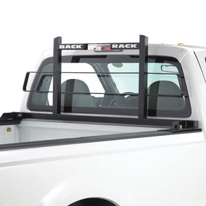BAC-15018 BackRack Black Steel Cab Guards Headache Racks Frame Only ; 17-21 Ford Super Duty; Requires Hardware Kit